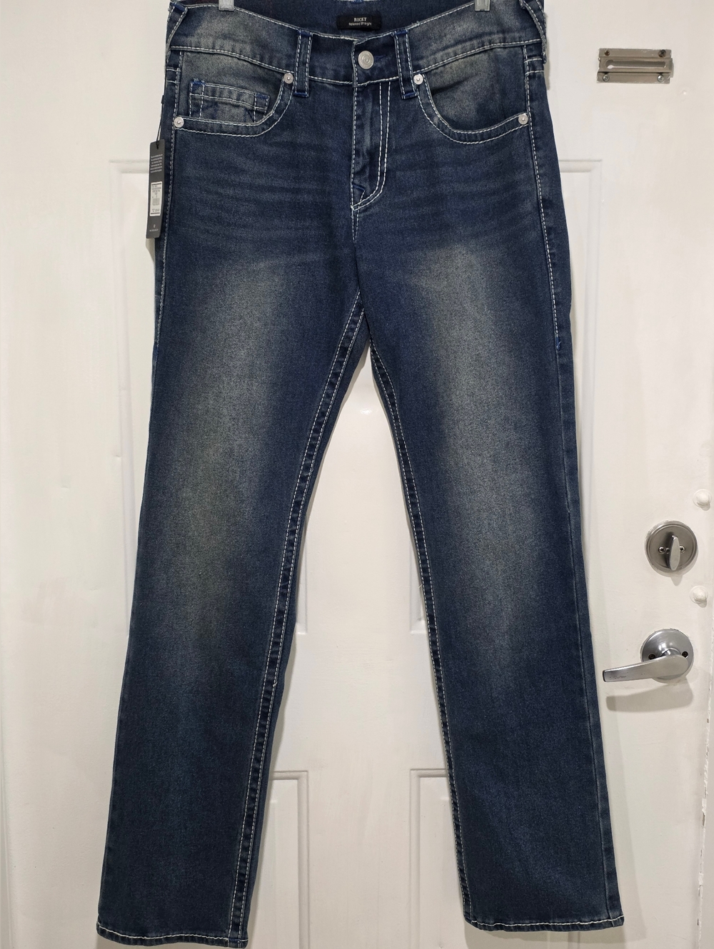 True Religion Indigo Straight-Leg Jeans